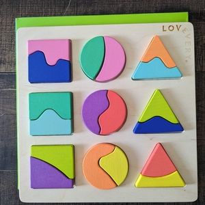 Lovevery Land and Sky Two Part Puzzle - EUC